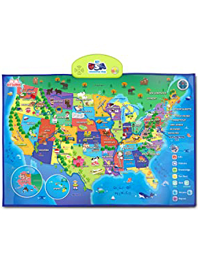 BEST LEARNING i-Poster My USA Interactive Map